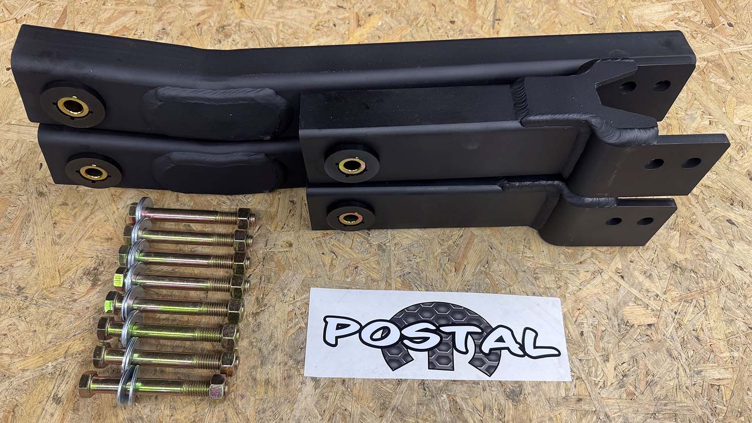 angled control arms